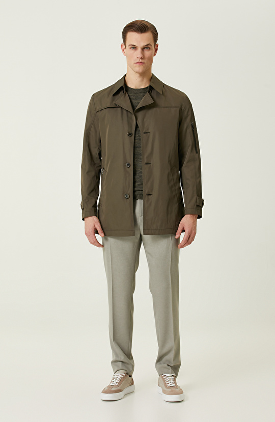 Haki Lacivert  Erkek Kazak