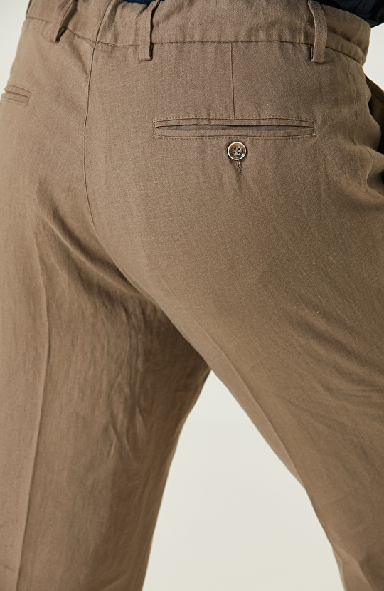 Vizon Keten Pantolon