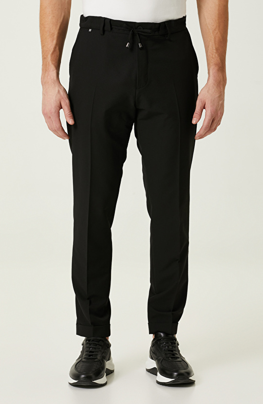 N-Tech Siyah Gofreli Pantolon