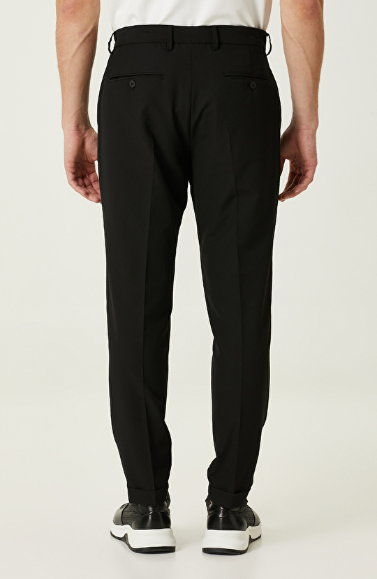 N-Tech Siyah Gofreli Pantolon