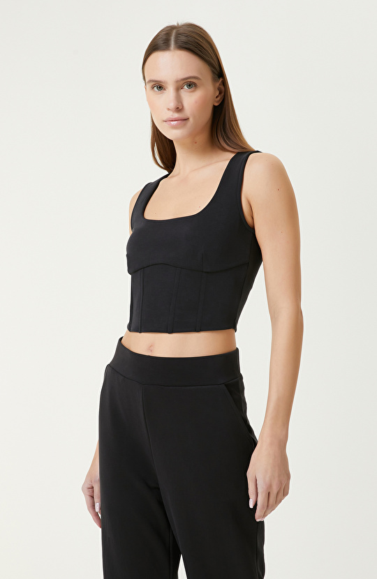 Siyah Balenli T-shirt