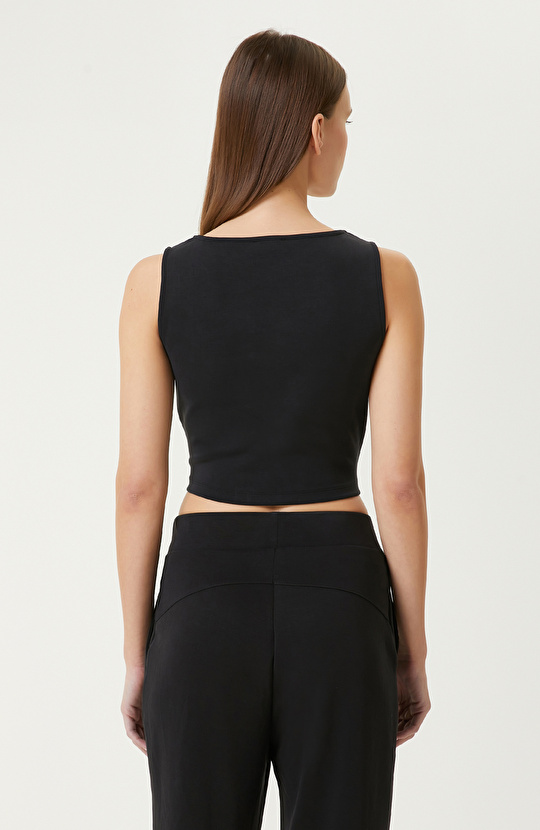 Siyah Balenli T-shirt