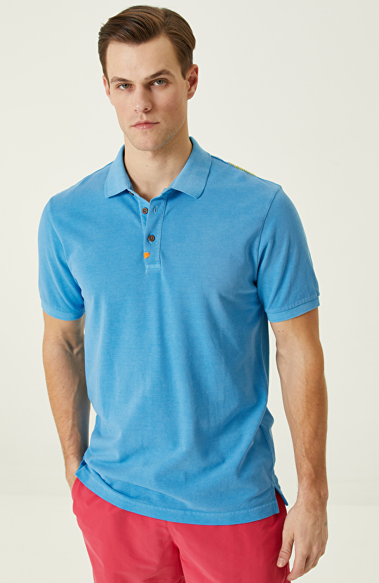 Turkuaz Polo Yaka T-Shirt