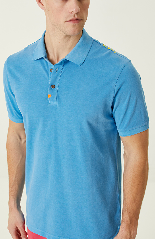 Turkuaz Polo Yaka T-Shirt