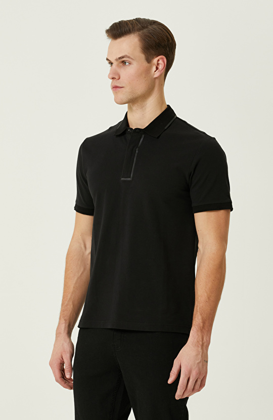  Siyah Polo Yaka T-Shirt