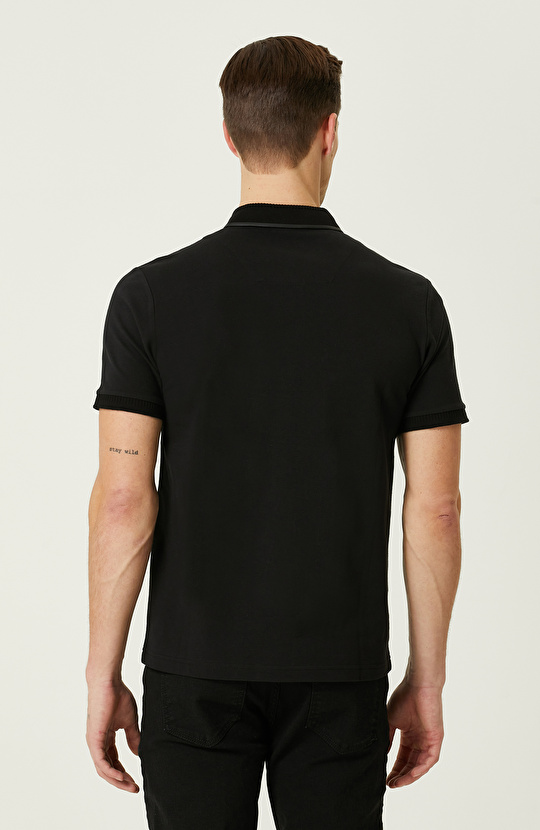  Siyah Polo Yaka T-Shirt
