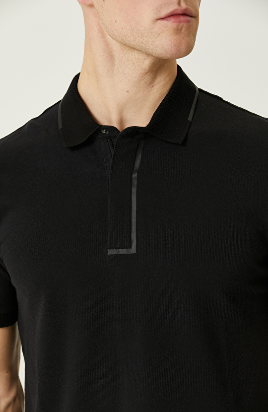  Siyah Polo Yaka T-Shirt