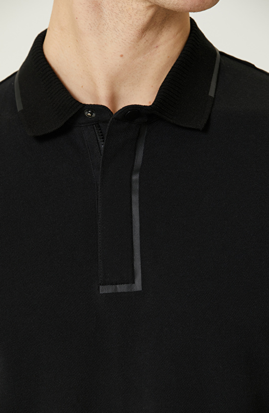  Siyah Polo Yaka T-Shirt