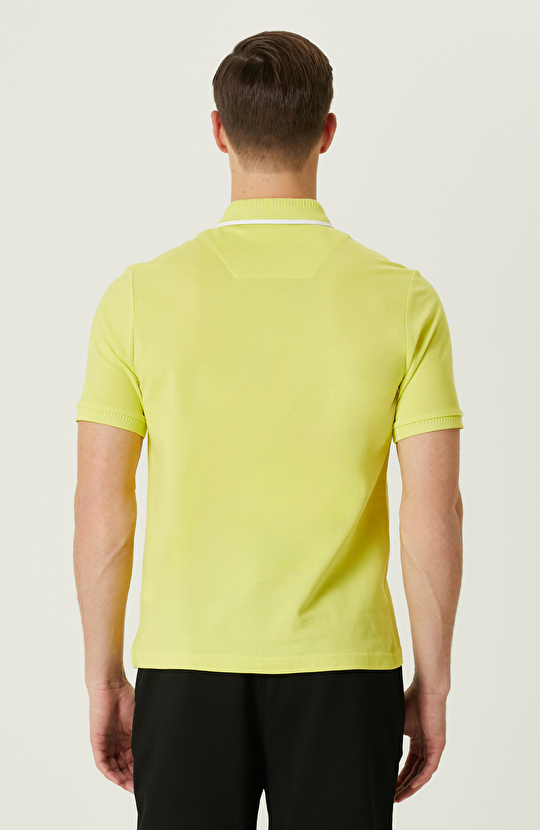 Fıstık Yeşili Polo Yaka T-Shirt