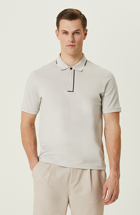  Taş Polo Yaka T-Shirt