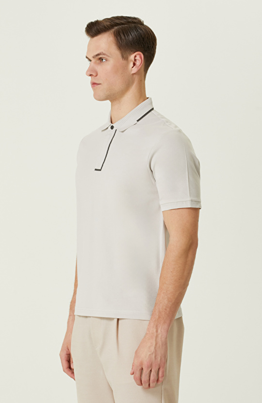  Taş Polo Yaka T-Shirt