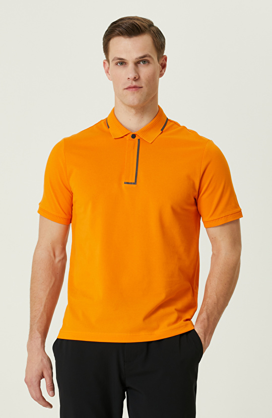 Turuncu Polo Yaka T-Shirt Turuncu Polo Yaka T-Shirt