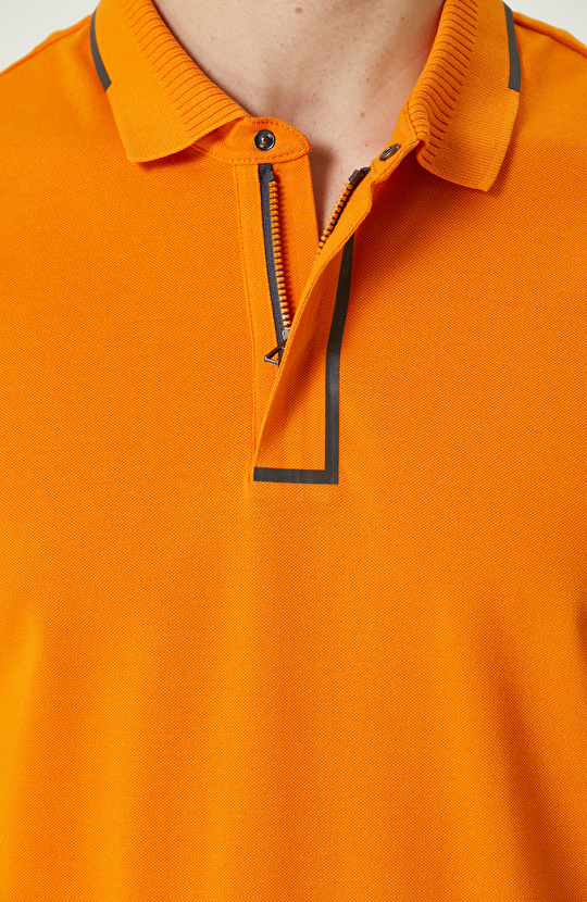Turuncu Polo Yaka T-Shirt
