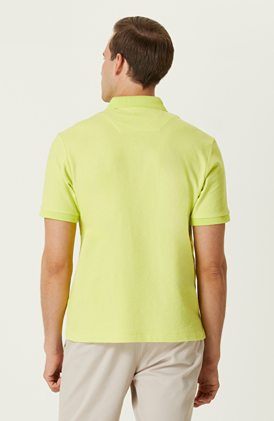 Fıstık Yeşili Polo Yaka T-shirt
