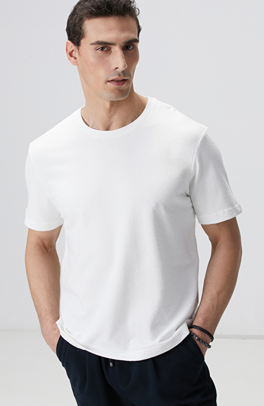 Beyaz Basic T-shirt
