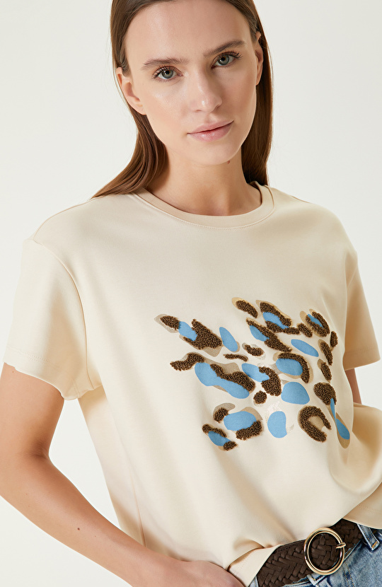 Taş Baskılı T-shirt