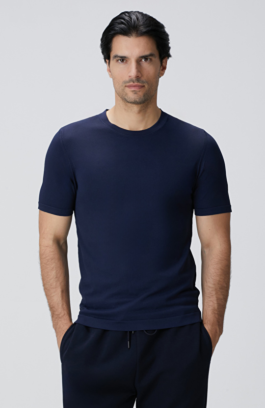 Lacivert Triko Kazak Lacivert Triko Kazak