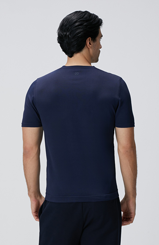 Lacivert Triko Kazak