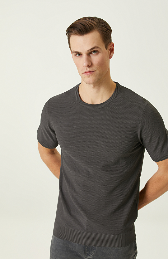 Antrasit Jakarlı Kazak