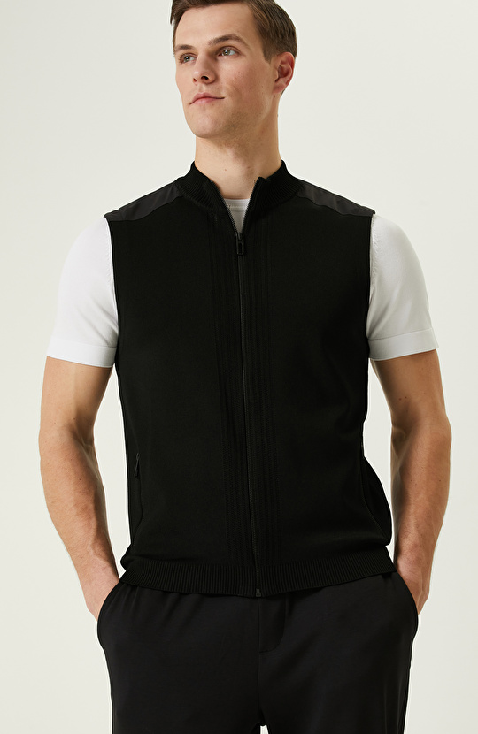 N-Tech Siyah Triko Yelek