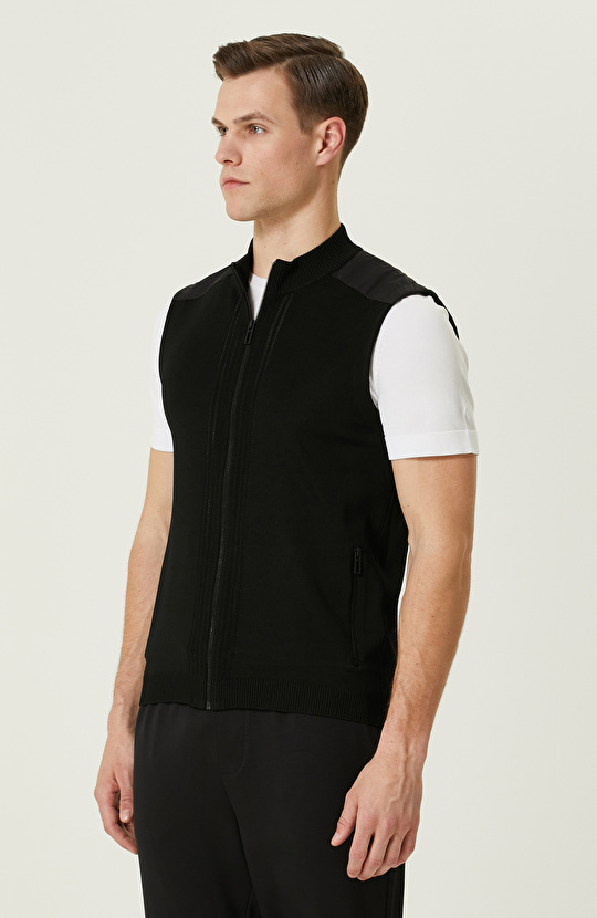 N-Tech Siyah Triko Yelek