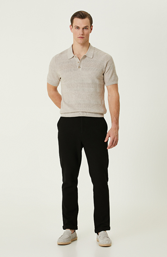 Naturel Polo Yaka Kazak