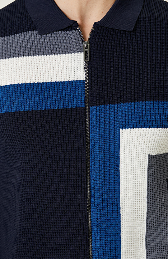  Lacivert Triko Gömlek