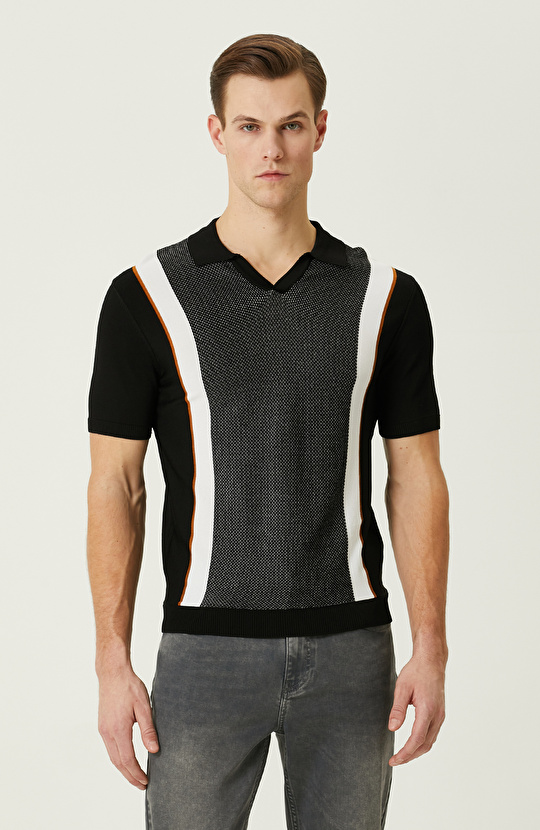  Siyah Polo Yaka T-Shirt