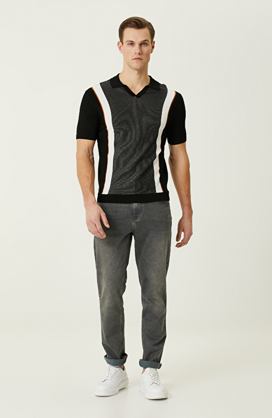  Siyah Polo Yaka T-Shirt