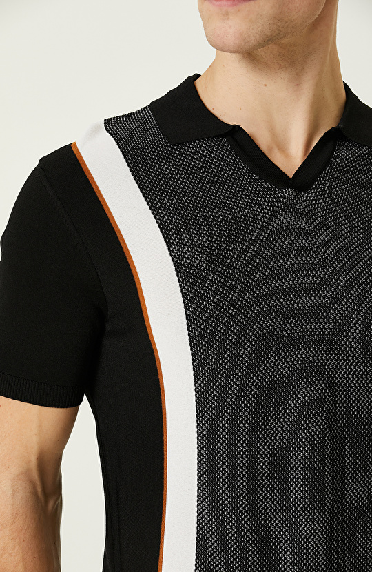  Siyah Polo Yaka T-Shirt
