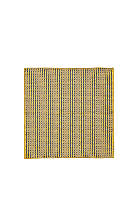 Sarı Lacivert Mikro Desenli Poşet Mendil