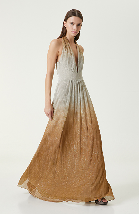 Limited Gold Abiye Elbise