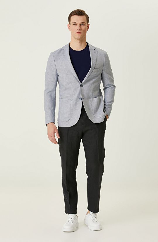 Mavi Armürlü Ceket