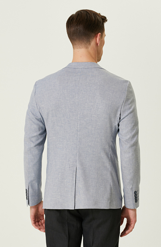 Mavi Armürlü Ceket