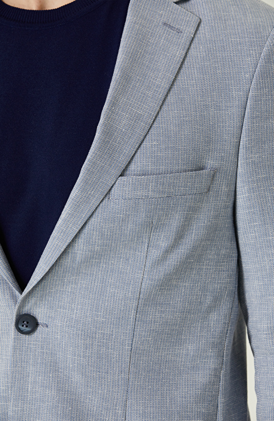 Mavi Armürlü Ceket