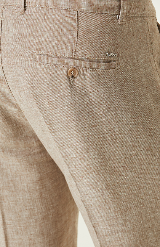 Vizon Keten Pantolon