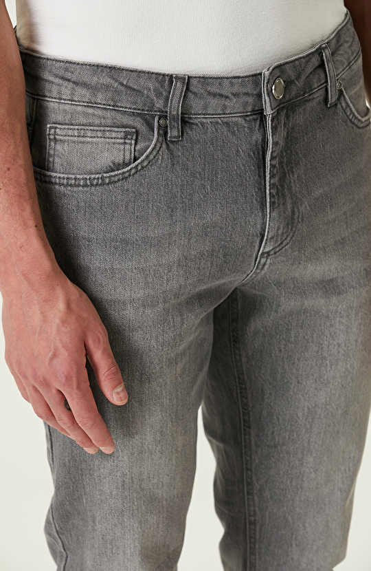 Gri Denim Pantolon