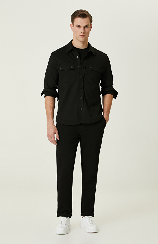 Siyah Dış Gömlek