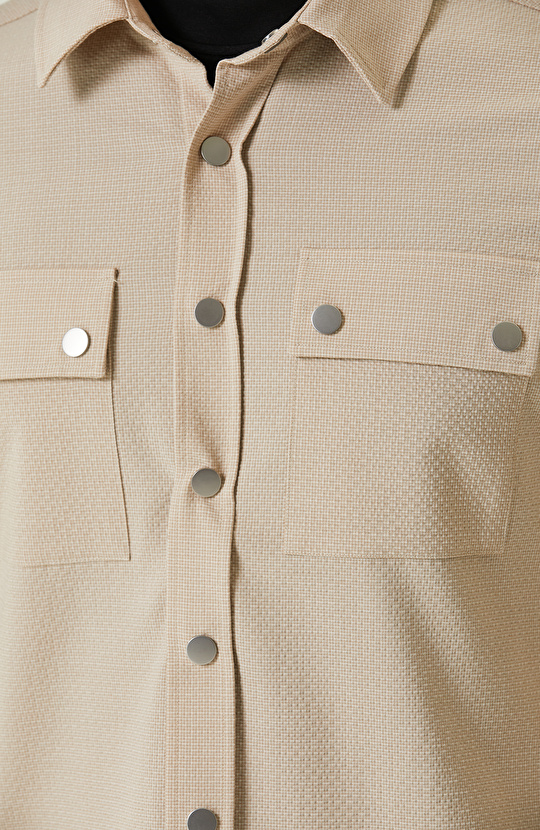 Bej Dış Gömlek