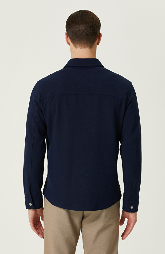 Lacivert Dış Gömlek