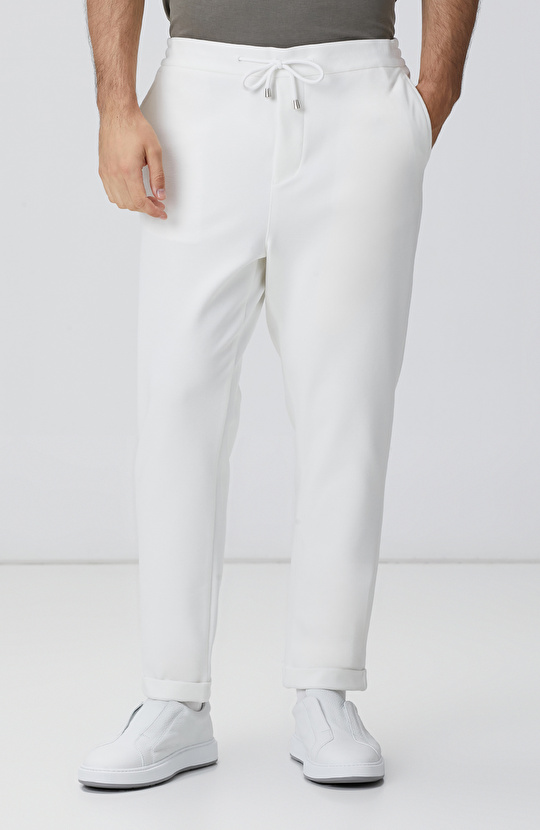 Kırık Beyaz Eşofman Altı