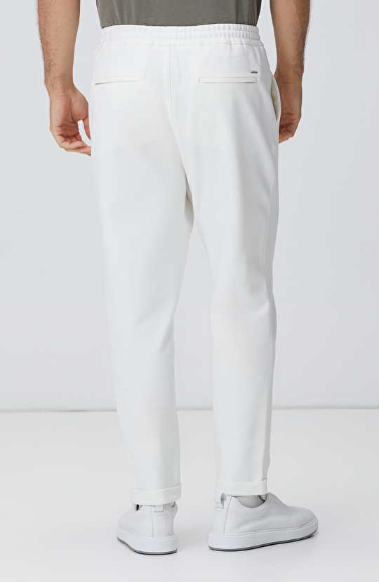 Kırık Beyaz Eşofman Altı