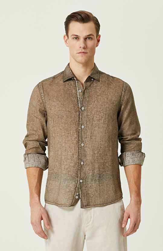 Vizon Keten Gömlek
