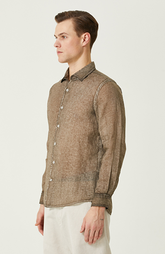 Vizon Keten Gömlek