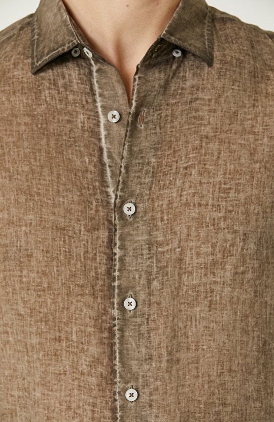 Vizon Keten Gömlek
