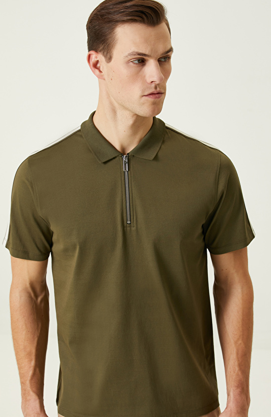  Haki Polo Yaka T-Shirt