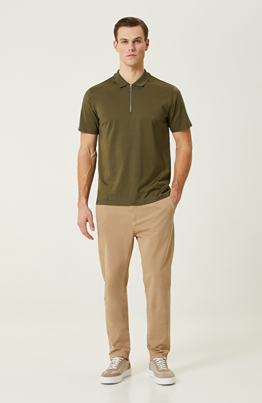 Haki Polo Yaka T-Shirt