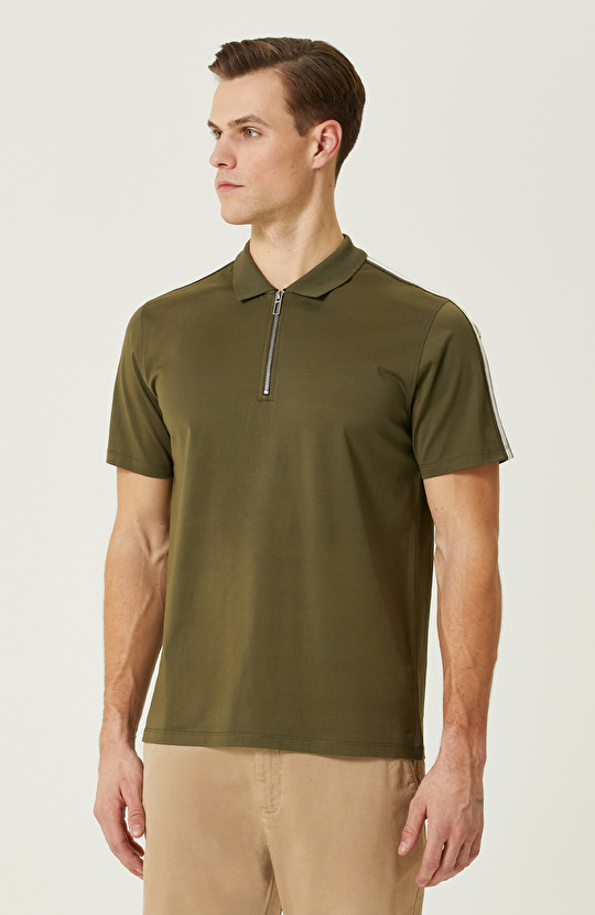  Haki Polo Yaka T-Shirt