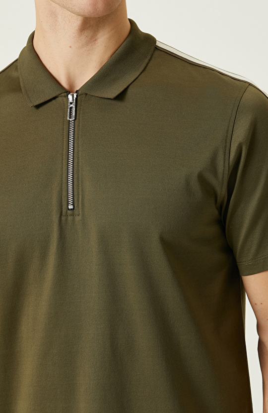  Haki Polo Yaka T-Shirt
