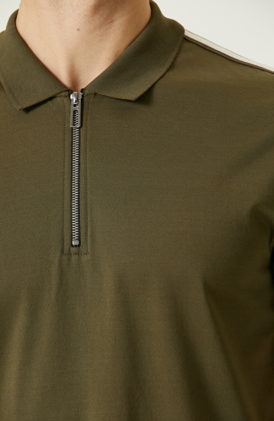  Haki Polo Yaka T-Shirt